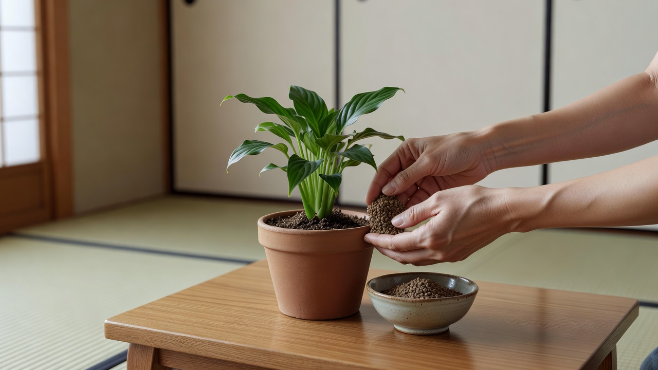 肥料を与える